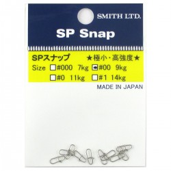 Smith Clip Inox SP Snap - 00 (10pcs)