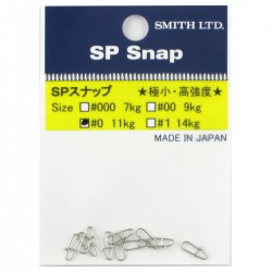 Smith Clip Inox SP Snap - 0 (10pcs)