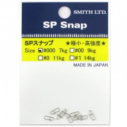 Smith Clip Inox SP Snap - 000 (9pcs)