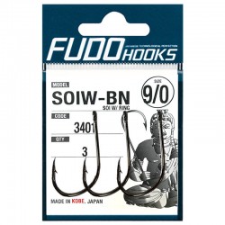 Fudo Hooks SOIW-BN 9/0 (3pcs)