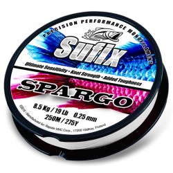 Sufix SPARGO 250m 0.25mm 8.5kg (Clear)