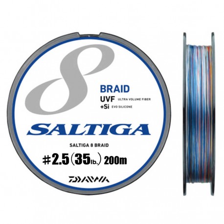 Fio Daiwa UVF Saltiga 8 Braid +Si 2.5-200