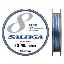 Daiwa Saltiga 8 Braid +Si - 200m - PE3.0-40lb