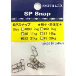 Smith Clip Inox SP Snap - 2 (10pcs)