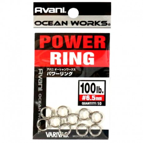 Varivas Avani Power Ring 6.5mm 100lb (10pcs)