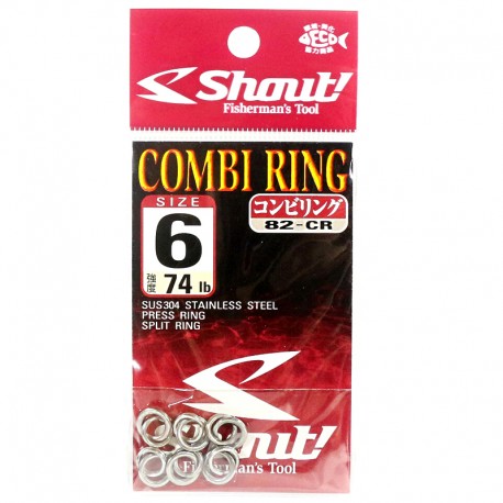 Shout Combi Ring 6.0mm 74lb (6pcs)