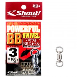 Shout Powerful BB Swivel size 3 - 160lb (4pcs)