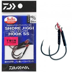 Daiwa Shore Jiggi Hook SS Twin - 2/0 (2pcs)