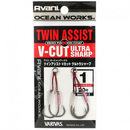 Varivas Twin Assist V-Cut Ultra Sharp - 1 (2pcs)