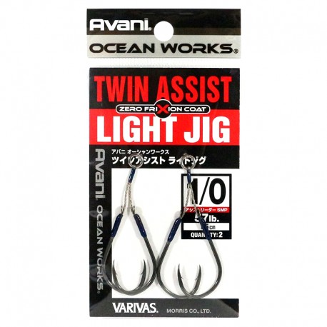 Varivas Twin Assist Light Jig - 1/0 - 1.5cm (2pcs)