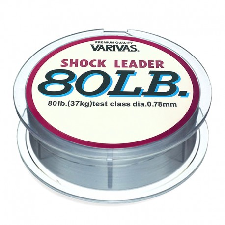 Varivas Shock Leader 50m 80lb (22-0.78mm) Misty Gray