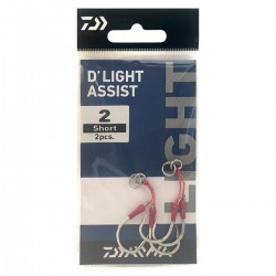 Daiwa Light Assist Hook 2 Short (2pcs)
