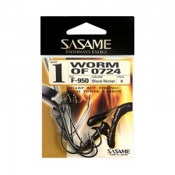 Sasame F-950 Worm Of 0724 Black Nickel 1 (6pcs)