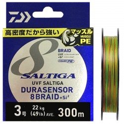 Daiwa Saltiga Durasensor 8 Braid +Si 300m - PE2 46lb-22kg