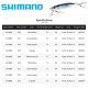 Shimano Flat Light OCEA 60g - 009