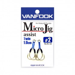 Vanfook Micro Jig Assist Twin 1cm - 2 (2pcs)