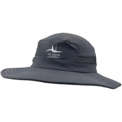 Sombrero GO Fishing con protección para el cuello - Dark Grey