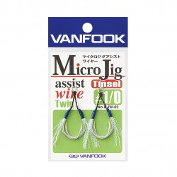 Vanfook Micro Jig Tinsel Assist Wire Twin - 1/0 (2pcs)