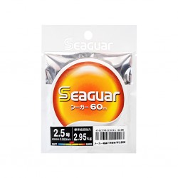 Seaguar Fluororcarbon 100% 60m PE 2.5 - 2.95kg (Clear)