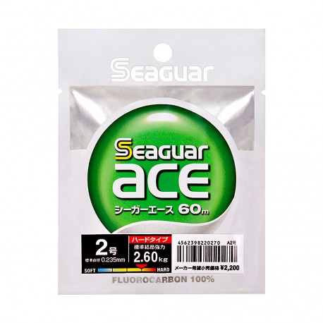 Seaguar Ace Fluororcarbon 60m PE 2 - 2.60kg (Clear)
