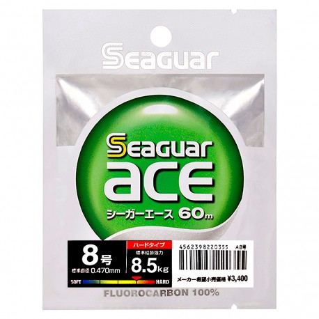 Seaguar Ace Fluororcarbon 60m PE 8 - 8.50kg (Clear)