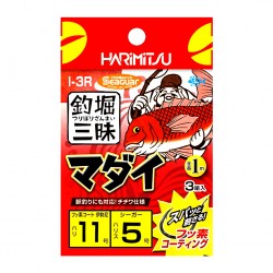 Harimitsu I-3R Tied Hook 1m 11-5 (3pcs)