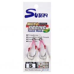 Suteki Micro Jigging Assist Hook Plus - S (2pcs)