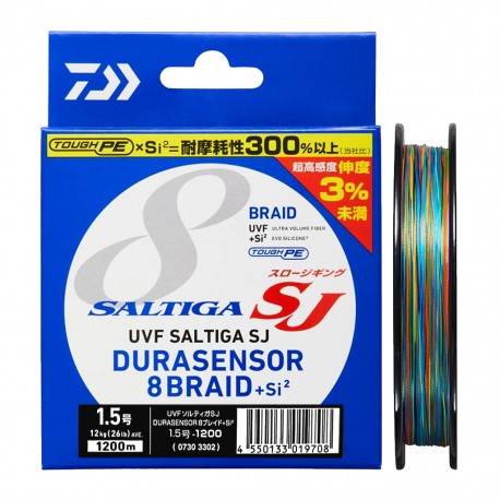 Daiwa SJ Durasensor 8Braid +si2 1200m - PE1.5 26lb-12kg