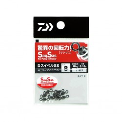 Daiwa SaqSas D Swivel - 8 (9pcs)