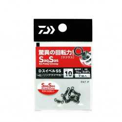 Daiwa SaqSas D Swivel - 10 (9pcs)