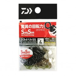 Daiwa D Swivel SaqSas Intersnap Rolling - 4 Value Pack (15pcs)