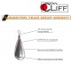 Van Cliff Tungsten Tear Drop Shot 28g - Matt Black (2pcs)