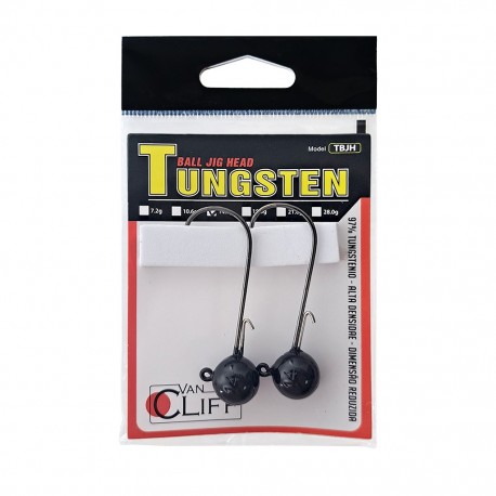 Van Cliff Tungsten Ball Jig Head 14.0g 4/0 (2pcs)