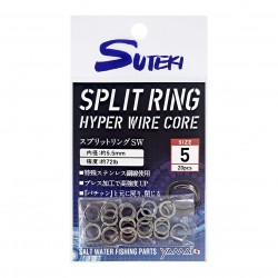 Suteki Split Ring HWC Size 5 72lb/32kg (20pcs)