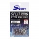 Suteki Split Ring HWC Size 7 106lb/48kg (15pcs)
