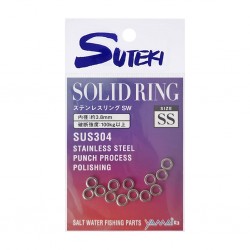 Suteki Solid Ring Size SS 3.8mm/100kg (13pcs)