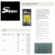 Suteki Super Straight Point YA-46 Size 4 (7pcs)