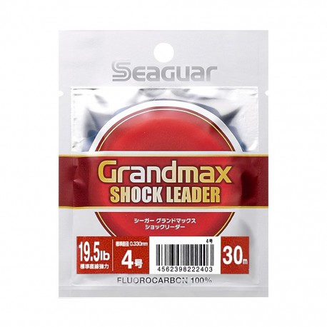 Seaguar Grandmax Shock Leader 30m (4-0.330mm) 9kg-19.5lb