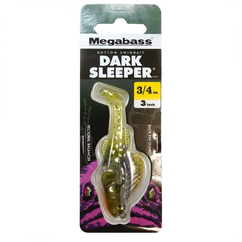 Megabass Leurre Souple Dark Sleeper 3 Vairon Rb - 7.7cm 13g