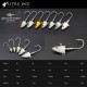 Little Jack Genuine Shape 8g - 04 CHART HEAD GLOW BELLY (2pcs)