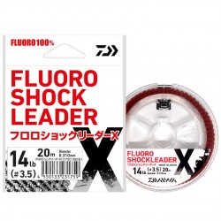 Daiwa Fluoro Shock Leader X Size 3.5-14Lb (0.310mm) 20m