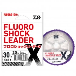 Daiwa Fluoro Shock Leader X Size 8-0.470mm (30Lb-13.61kg) 20m