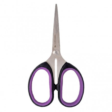 Heart Fishing Tools SC-106 Fishing Scissors - Black/Purple