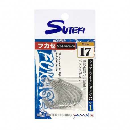 Suteki Fukase Hook Size 17 - Silver (11pcs)