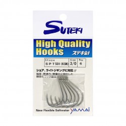 Suteki High Quality SPT501 3/0 - Silver (6pcs)