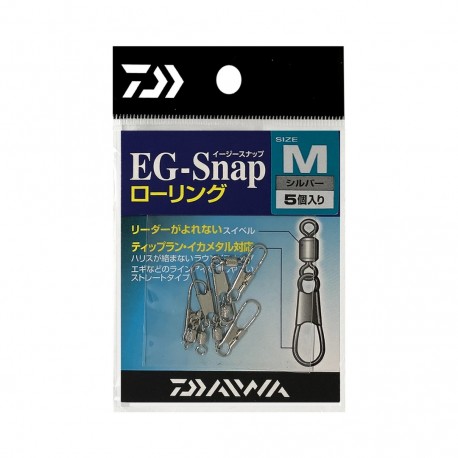 Daiwa EG-Snap M Rolling - Silver (5pcs)