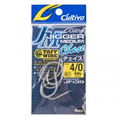 Cultiva JF-39 Jigger Medium 4-0 (44lb-20.3kg) (6pcs)