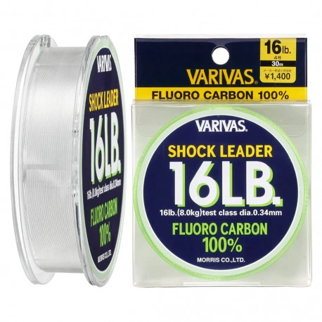 Varivas SL Fluoro 100% 30m (16lb-8.0kg 0.34mm)