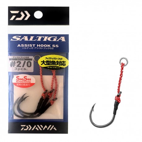 Daiwa Saltiga Assist Hook SS Single - 2/0 (3pcs)